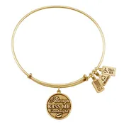 Always Kiss Me Goodnight Charm Bangle