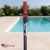 CarbonLite 2-Piece 14' Pool Pole with Lever Lock - 100% Carbon Fiber Tube!