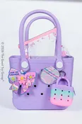 Beach Tote Bag with Charms - Bowtiful