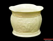 Belleek Votive Visitors Centre Exclusive Tea Light Candle Holder 9th Blue Mark