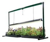 Grow Light System with Timer and Adjustable Frame