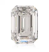 0.77 CARAT EMERALD CUT GIA CERTIFIED H COLOR INTERNALLY FLAWLESS NATURAL DIAMOND