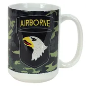 Military Ceramic Mug (101st Airborne With Crest)