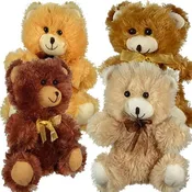 10.5" Plush Natural Colored Bears 35-741