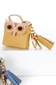 Owl Wireless Earbuds Case Keychain