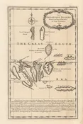 1744 Bowen and Cowley Map of the Galapagos Islands