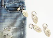 Spoon Quote Keychains