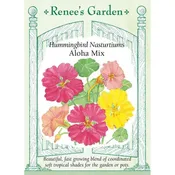 ‘Aloha Mix’ Hummingbird Nasturtium Seeds