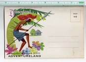 Disneyland Adventureland 12 Views Vintage Postcard Folder AA112673