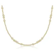 17" Gold Hope Unwritten Necklace