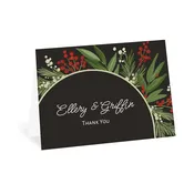 Arched Botanical -  Thank You Card