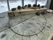 16″ Wire Clamp Wreath Ring