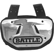 Battle Sports Adult Chrome Protective Football Back Plate