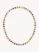 22K Yellow Gold Rainbow Colorama Necklace