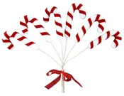 #84181RDWT – 14″ Candy Cane Bundle of 6