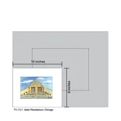 Adler Planetarium, Chicago, Print (#7521A)