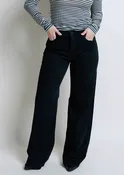 Bennie Stretchy Wide Leg - Black