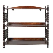 Aesthetic Mahogany Hanging Shelf