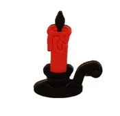 Christmas Candle Button – Holiday Embellishment
