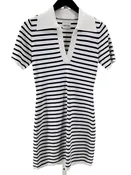 AEXAE Size XS White & Navy Dress