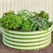 42" Round Galvanized Planter