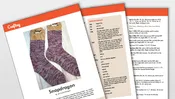 Snapdragon Socks Pattern
