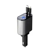 100 W Dual‑Port USB & USB‑C Car Charger Fast PD & Multi‑Device Charging for Android & iPhone
