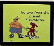Toejam and Earl Retro Gamer Cross Stitch