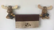 “Deuce Moose” Wooden Towel Bar