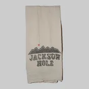 Bird and Buffalo Tea Towel