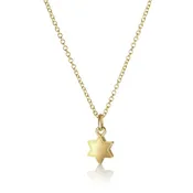 14K Yellow Gold Dainty Jewish Star