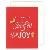 Comfort and Joy Greeting Card - Echo Park
