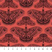 Anna Maria Textiles - Indelible Ink - Cecropia (Guava)