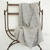 Acadia Organic Wool & Cotton Throw Blanket