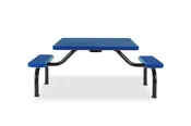 2-Seat ADA Expanded Steel Ultra Table with Surface Mount
