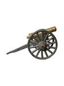 Vintage Cast Iron Miniature Cannon Model