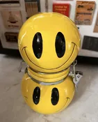 Vintage Smiley Face Canister with Latch — The NAT