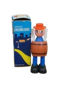 1970s Waggish Drunkard Naked Man in Barrel Adult Risque Novelty Penis Figurine