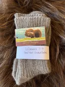 Hand Knit Qiviut Socks Made in Alaska by Qiveut Designs
