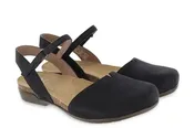 Women’s Dansko Rowan Black Leather Dress Shoes