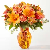 Afternoon Light Bouquet -Elegant Seasonal Floral Arrangement