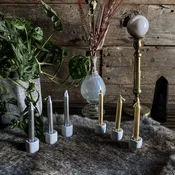 3 Pack Vegan Spell Candles. Gold and Silver.