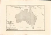 1811 Freycinet Map of Australia