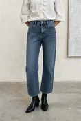 Bentley Straight Cropped Jeans - Medium Blue