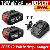 18.0V Power Tools Battery For Bosch Battery GWS 18 V-LI GSR 18-2-LI GSR18 VE-2-LI GSR 18 V-LI GSK 18 V-LI GSB 18v-li GSB 18-2-LI