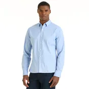 Cronbie Long Sleeve Stain Shield Solid Shirt - Slim Fit