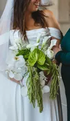 Modern Bridal Bouquet &amp; Boutonnière | Flower Delivery San Francisco