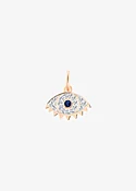 ajna sapphire and diamond charm
