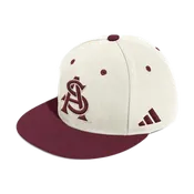 ASU A&S Fitted OTF Hat CRM/MRN