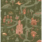 Adelina Wallpaper - Castles and Unicorns for Kids - by Tylee Hansen